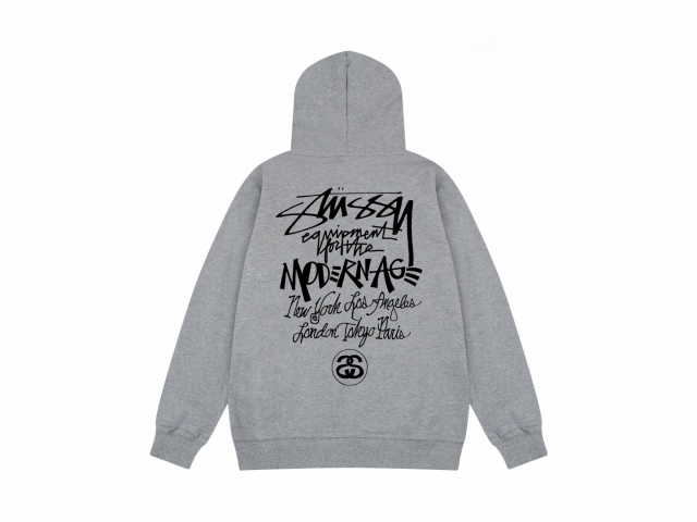 STUSSY ステューシー ジップアップ スウエット パーカー プルオーバー ...